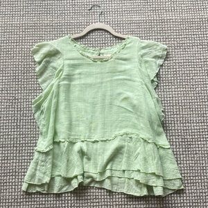 Flowy Green Blouse